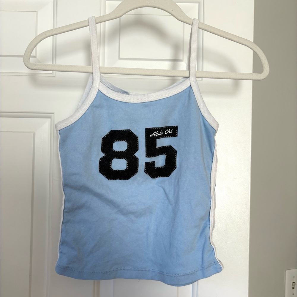 The hang loose hut alpha chi tank top